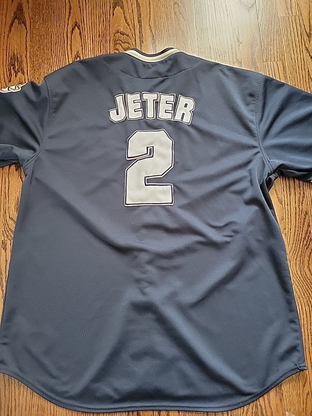 Derek Jeter New York Yankees Jersey Shirt Size 2XL MLB Baseball True Fan